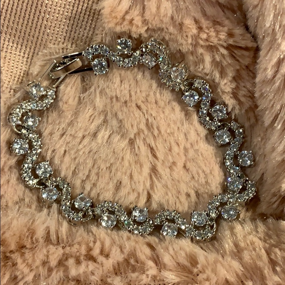 Silver Platinum Plated Bracelet